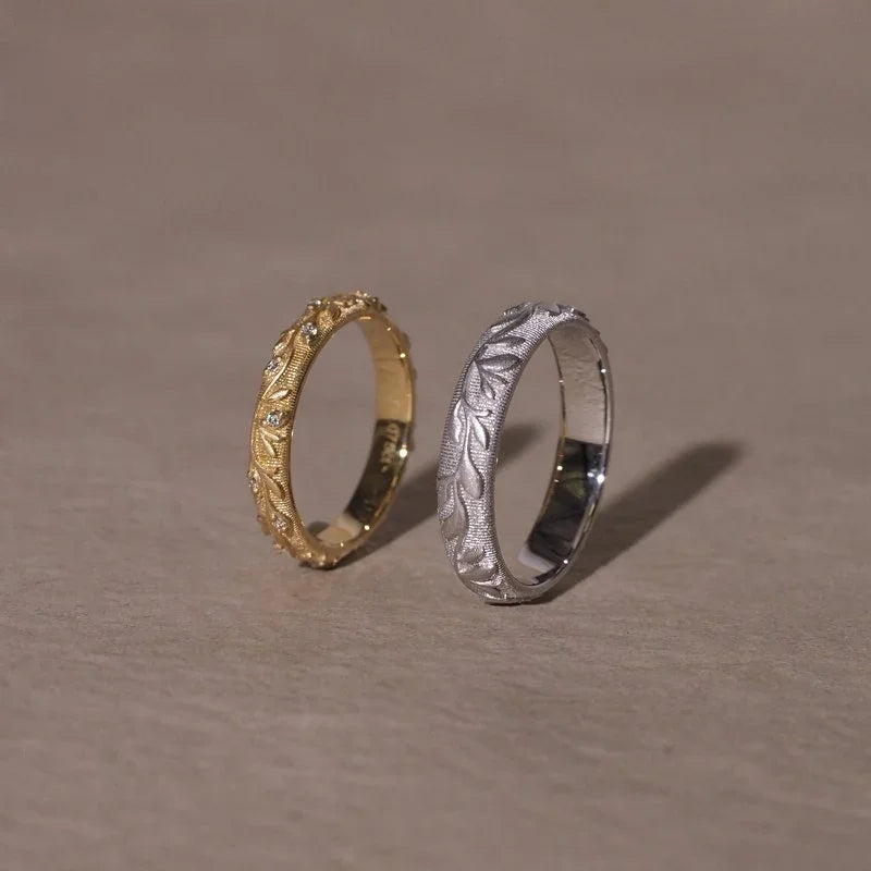 Handcrafted 18K Gold Wedding Bands, Made in Germany