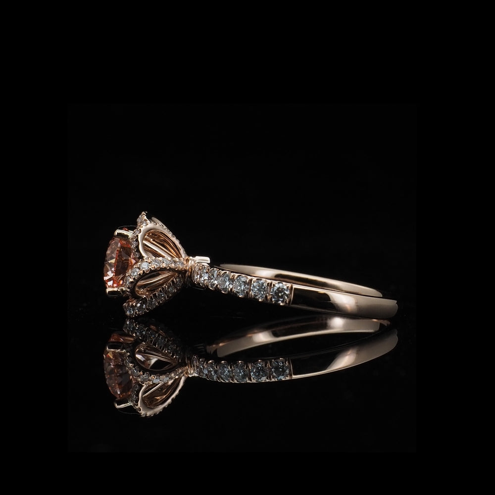 18K/Platinum Floral Design Ring Mount