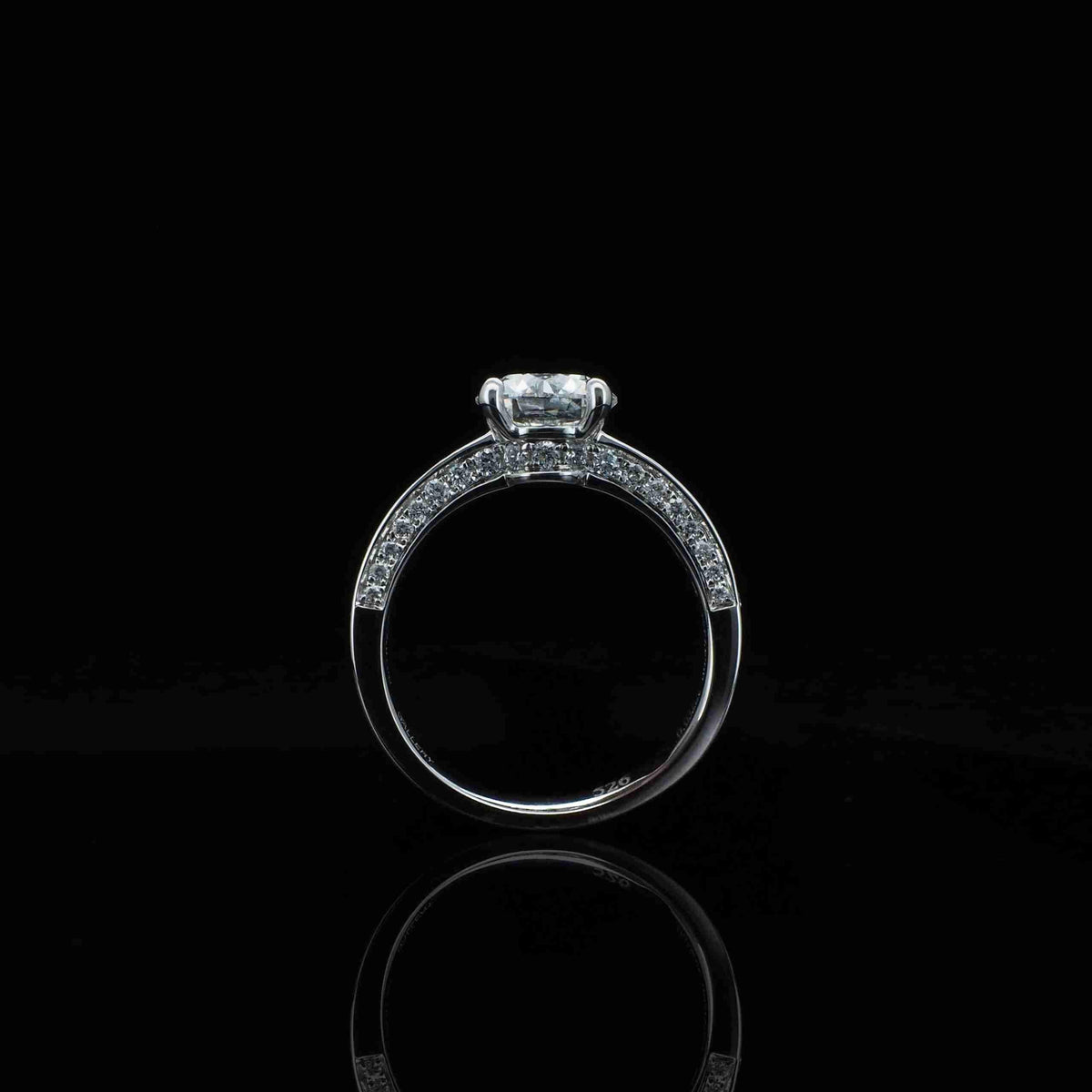 18K/Platinum Six-Prong Diamond Setting Ring Mount