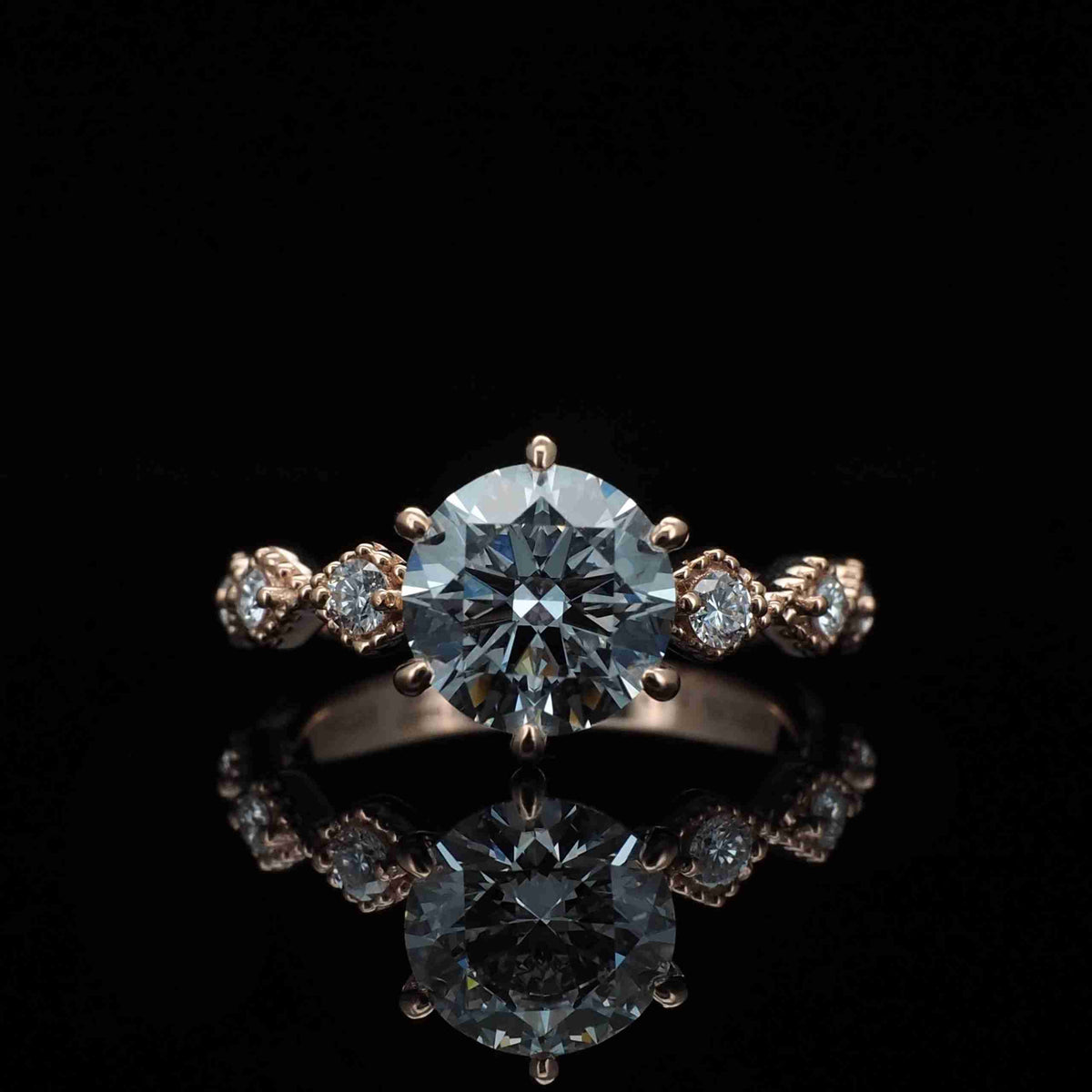 18K/Platinum Seven-Stone Ring Setting