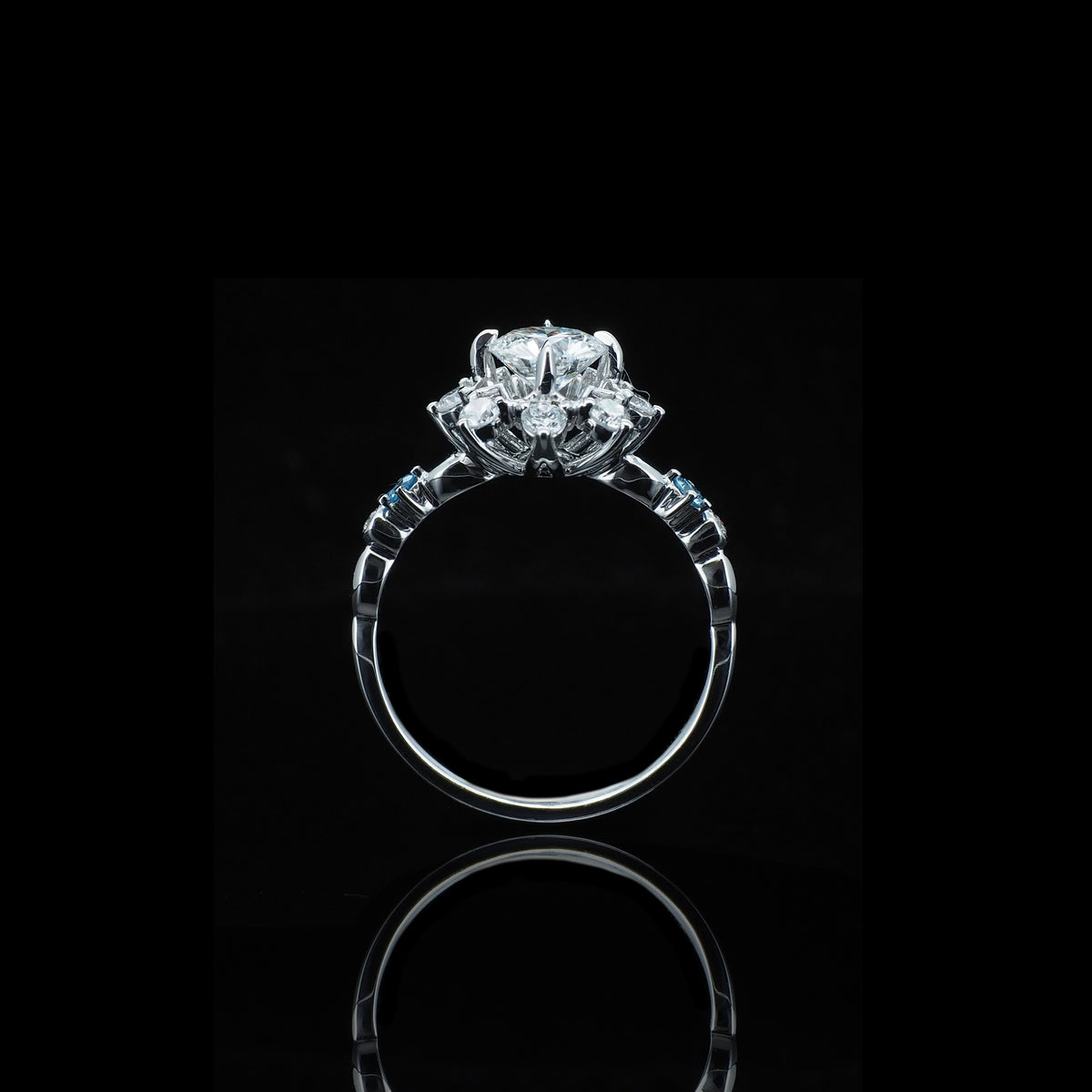 18K/Platinum Octagonal Ring Setting