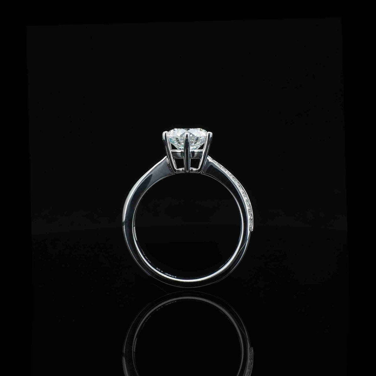 18K/Platinum Mobius Ring Setting