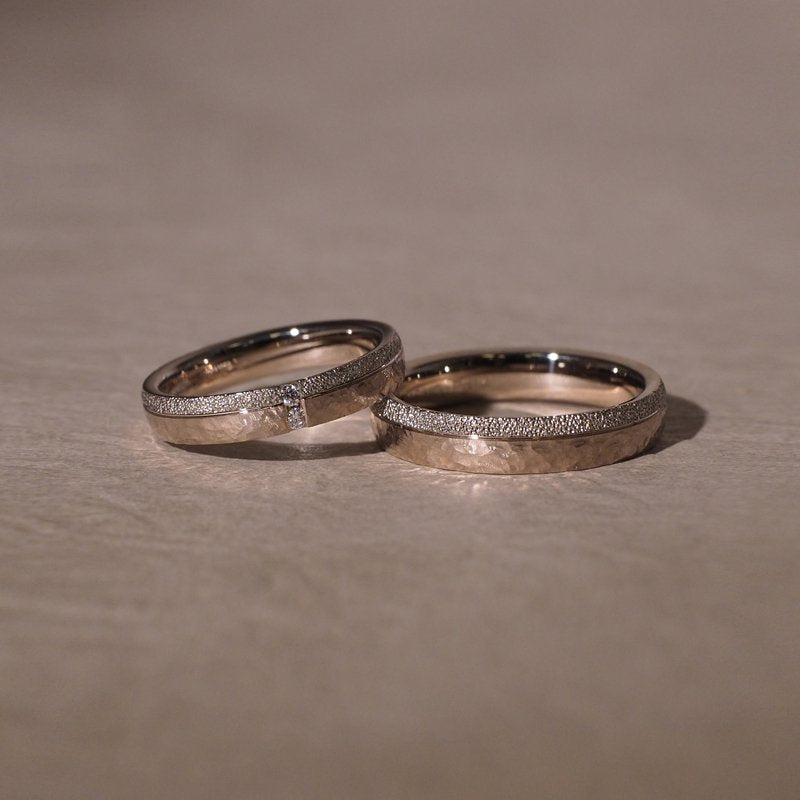 Handmade 18K Gold Wedding Bands, Made in Germany