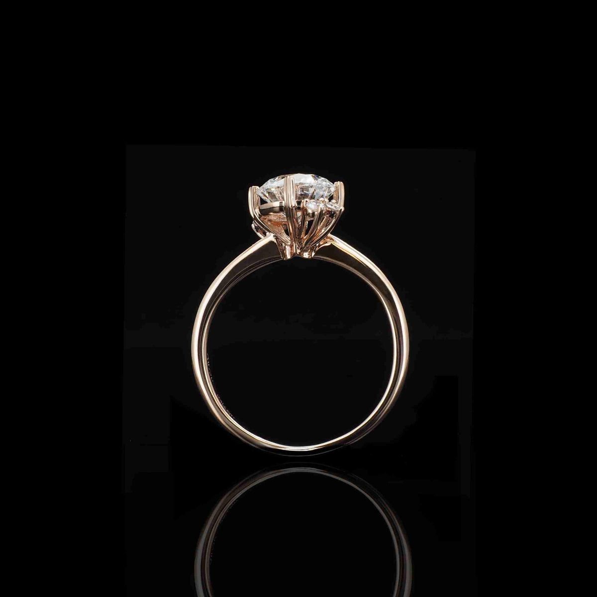 18K/Platinum Accent Design Ring Setting