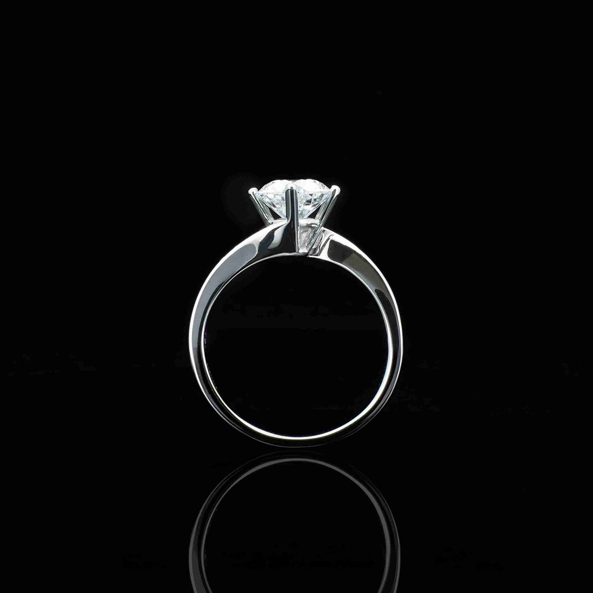 18K/Platinum Parallel Design Ring Setting