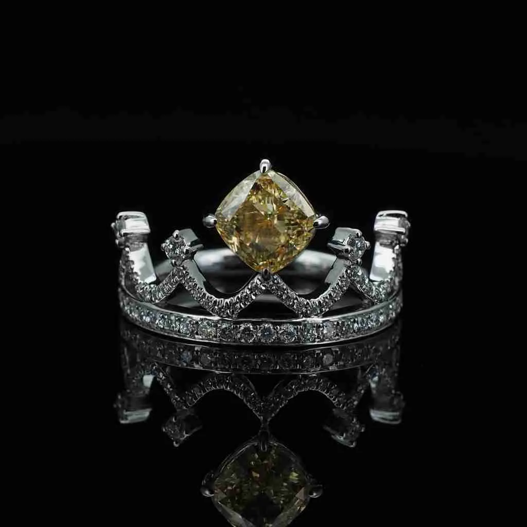 lab grown diamond ring