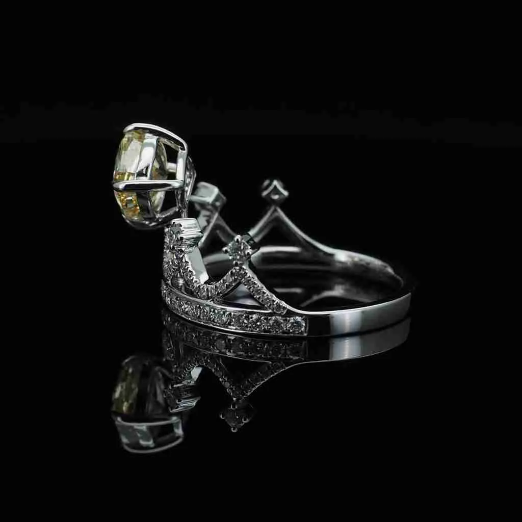 lab grown diamond ring