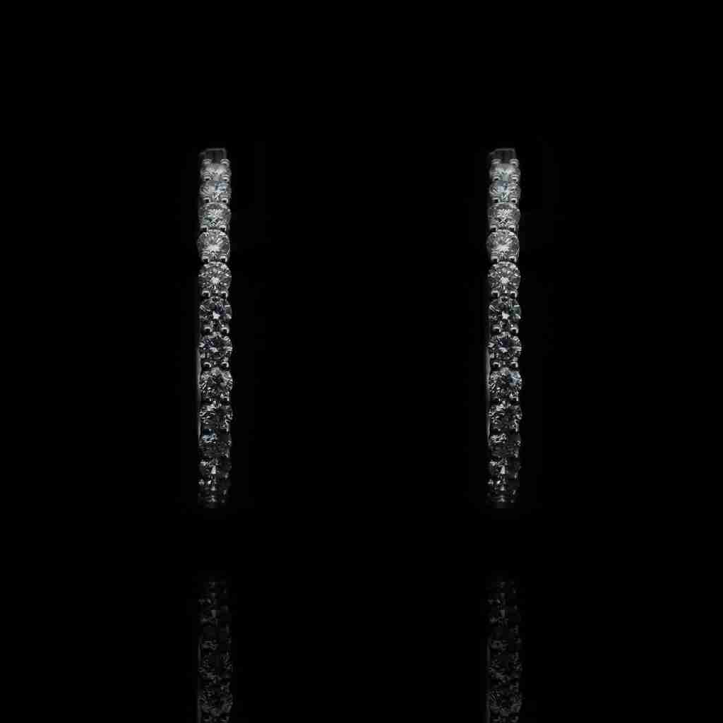 lab grown diamond earrings