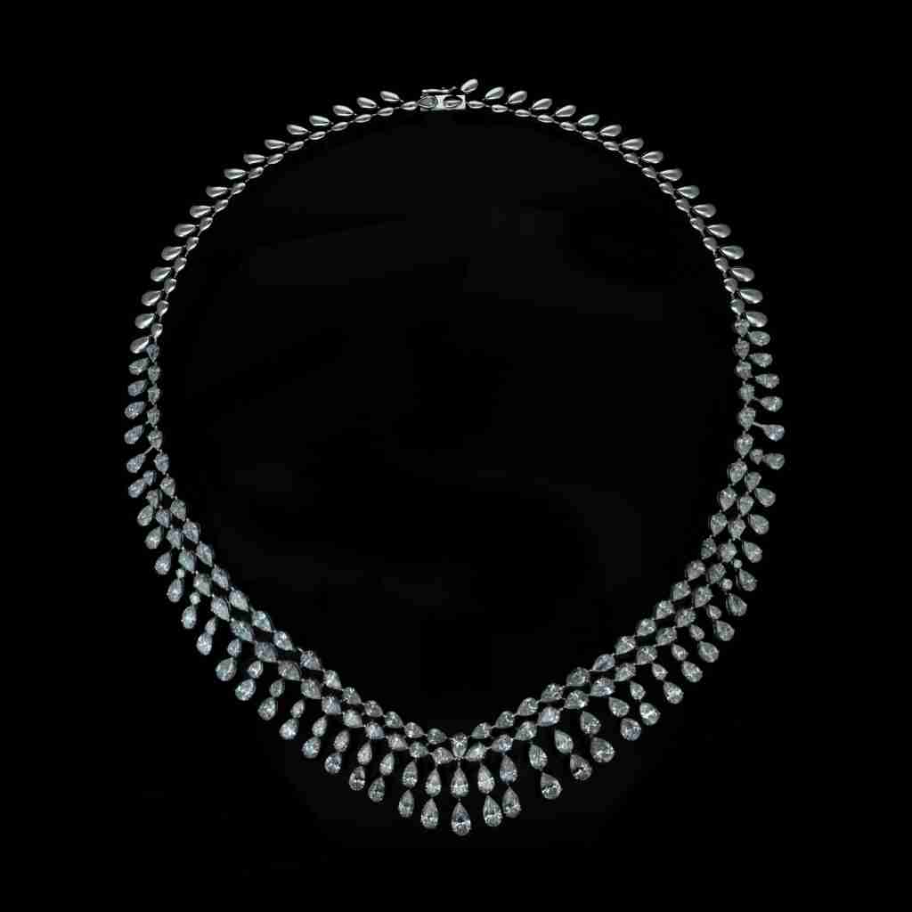lab grown diamond necklace