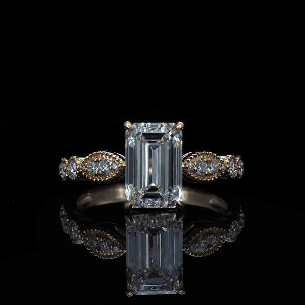 lab grown diamond rings