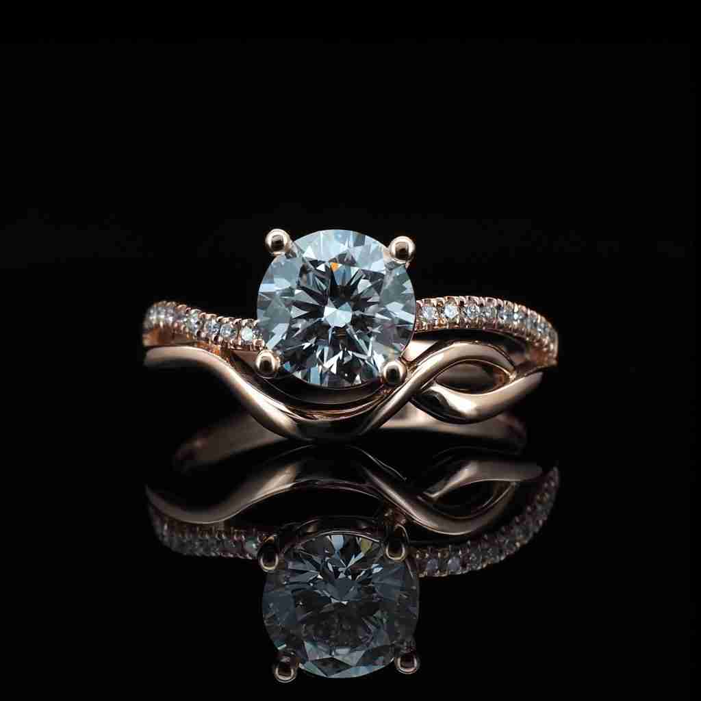 lab grown diamond rings RGD040