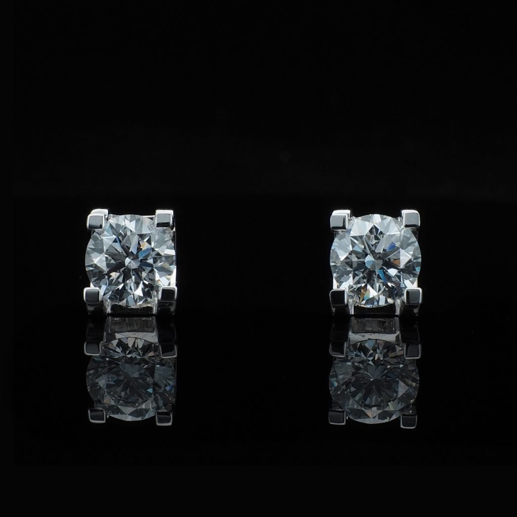 lab grown diamond earrings