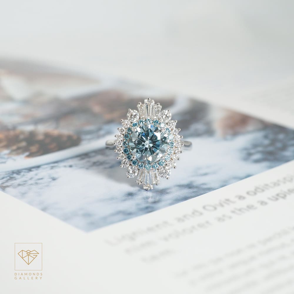 lab grown diamond ring