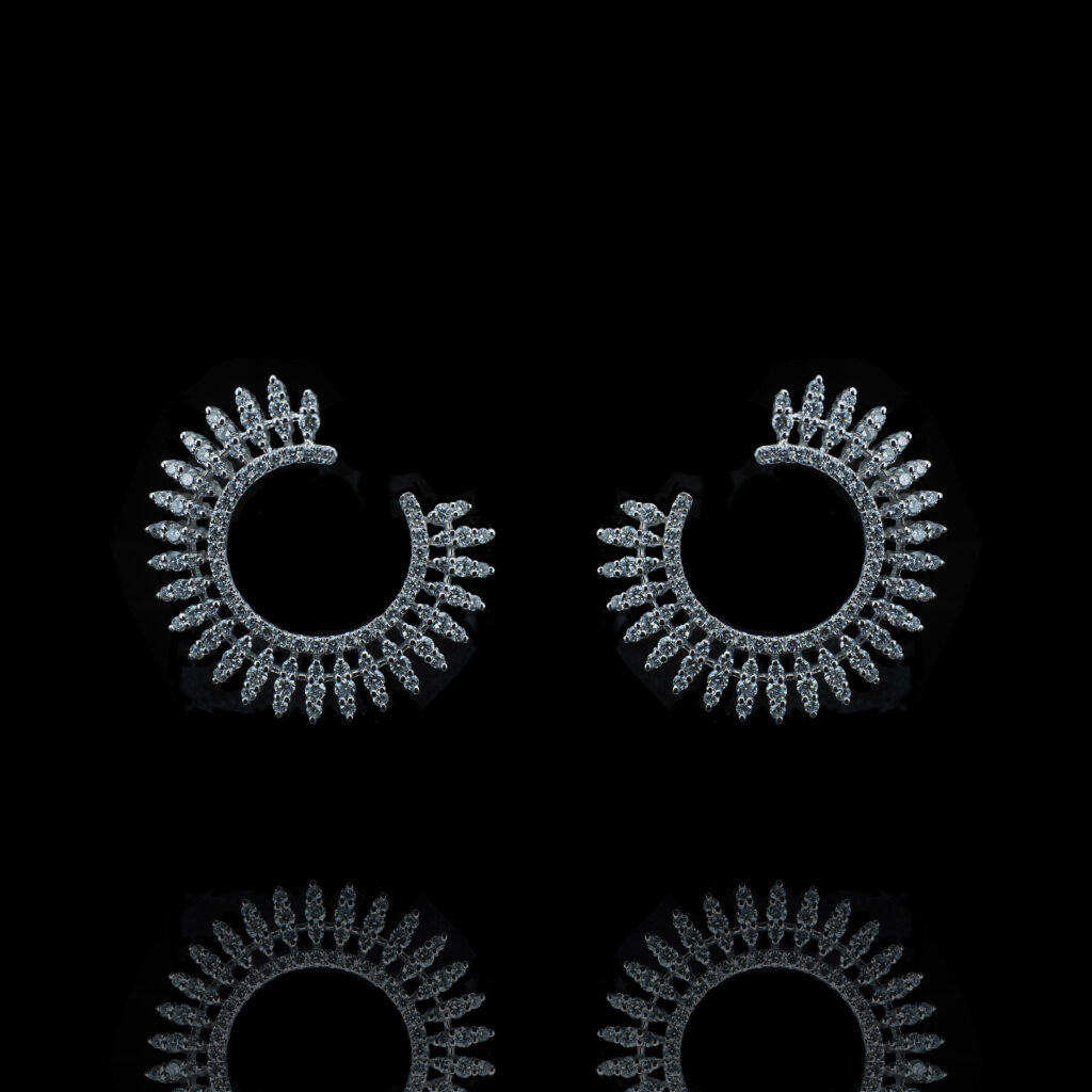 ERC042 Morocco Sunset 鑽石耳環