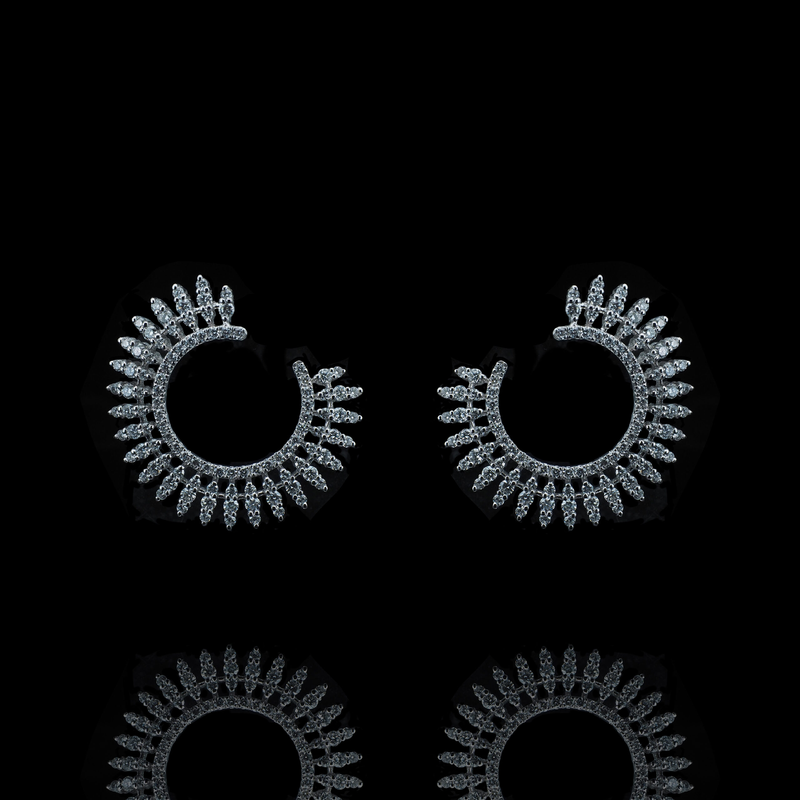 ERC042 Morocco Sunset 鑽石耳環