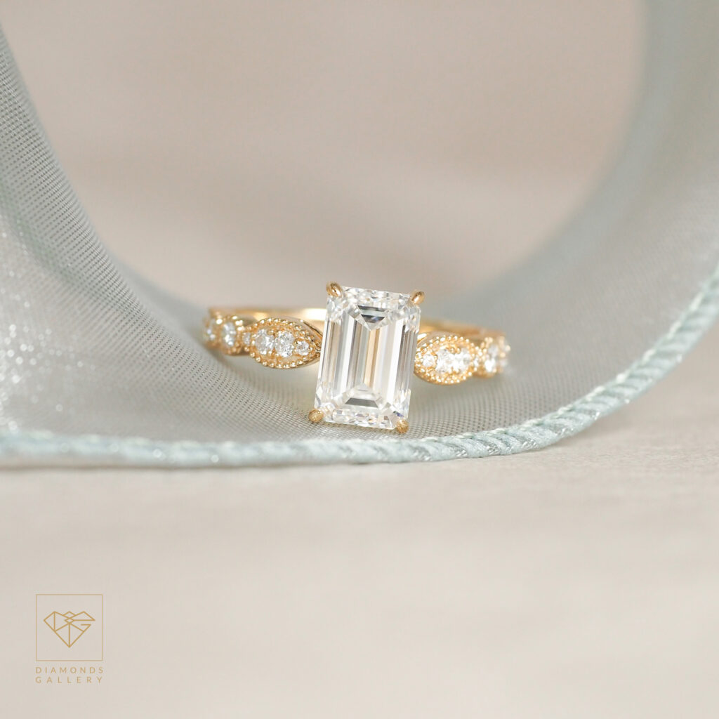 求婚戒指流行趨勢 Vintage Cut Revival 培育鑽石戒指